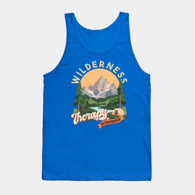 Wilderness Therapy Session in Progress Tank Top by Apache Sun Moon Rising
